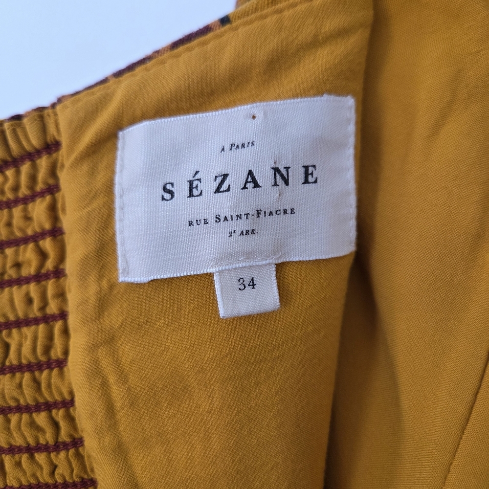 Sézane Strapless midi dress - Picture 9 of 12